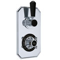 Hudson Reed Topaz Traditional Recessed Thermostatic Shower Valve - Rectangular Trim - 1 Outlet small Image 4