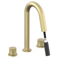 Vado Safari 3 Hole Basin Mixer Tap with Pull Out Spout - Fluted Knob Handles small Image 4