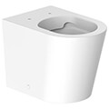 Vado Cameo Back To Wall Rimless Round WC Pan with Seat - 360 x 545mm small Image 4