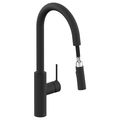 Vado Safari Pull Out Kitchen Sink Mixer Tap - Swivel Spout - Slim Stick Handle small Image 4