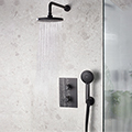 Bristan Prism Recessed Thermostatic Shower Valve with Fixed Head and Handset Kit small Image 4