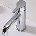 Bristan Altum Basin Mixer Tap with Curved Spout and Clicker Waste - Lever Handle small Image 4