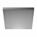 Flova Design Square Fixed Rain Shower Head - Dual Spray Mode - Diamond Chrome small Image 4